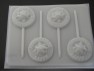 1009 Happy Anniversary Chocolate or Hard Candy Lollipop Mold